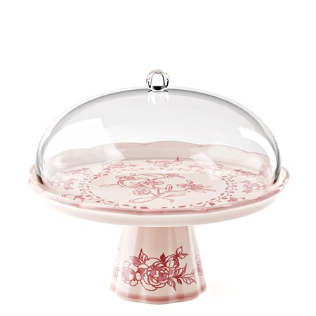 josephine alzata con campana rosa polvere